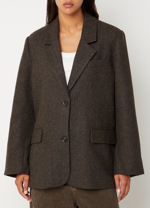 Boii Studios Solve oversized blazer in wolblend