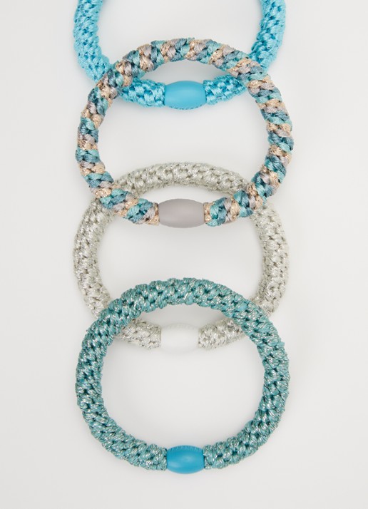 Bon Dep Kknekki Bundle 58 haarelastiekjes in 4-pack - detail 2 multicolor