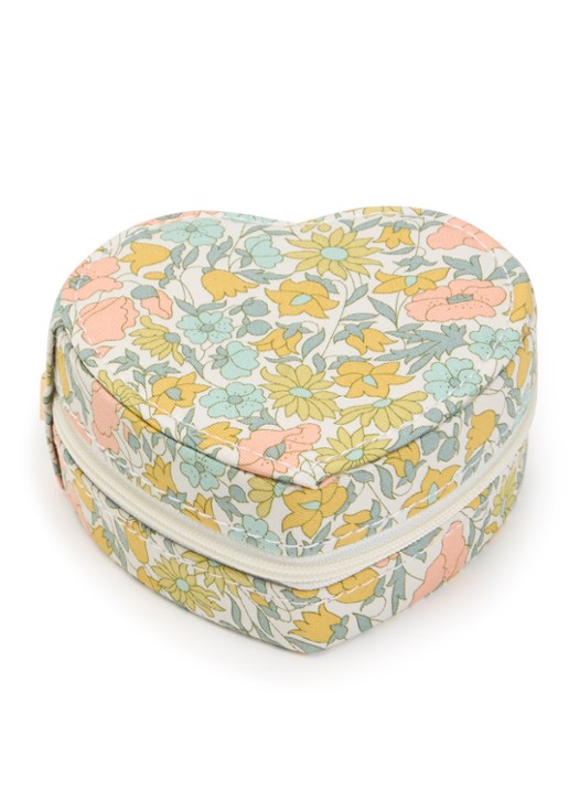 Bon Dep Sieradendoos met bloemenprint en uitneembaar etui