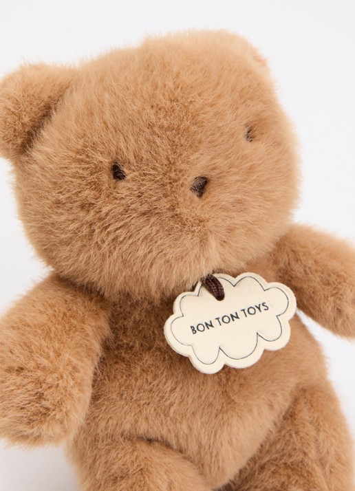 Bon Ton Toys Bobo Bear knuffel - voorkant 2 lichtbruin