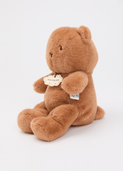 Bon Ton Toys Bobo Bear knuffel - voorkant 2 bruin