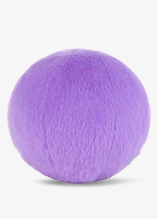 Bon Ton Toys Smiley Fuzzy knuffel 13 cm - achterkant 3 paars