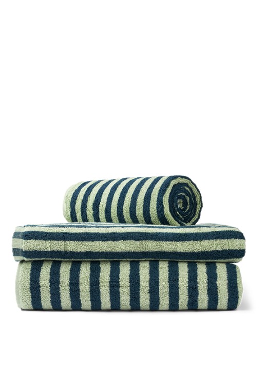 Bongusta Naram badhanddoek - 600 gr/m2 - 70 x 140 cm - detail 3 donkergroen