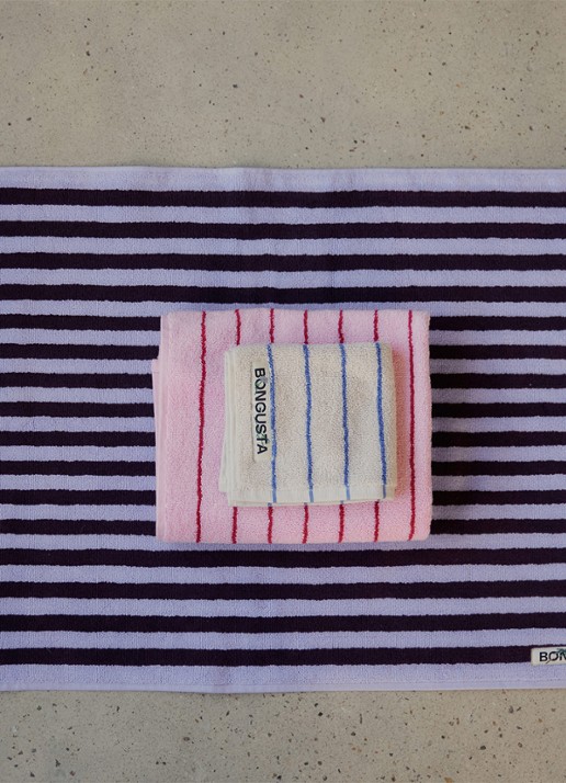 Bongusta Naram badmat 80 x 50 cm - voorkant 2 lavendel