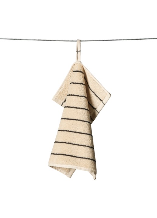 Bongusta Naram gastendoek - 600 gr/m2 - 30 x 30 cm - voorkant 2 zand