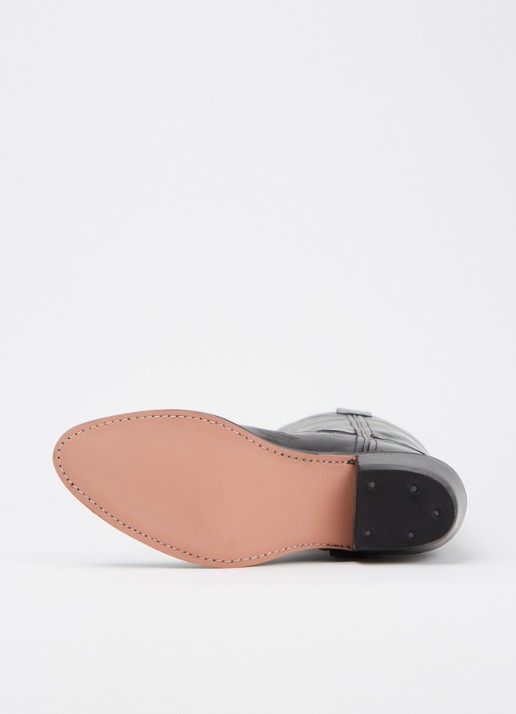 Bootstock Jacky laars van leer - detail 3 zwart