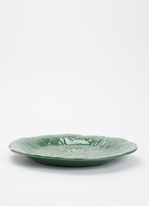 Bordallo Pinheiro Cabbage dinerbord 27 cm - voorkant 4 groen