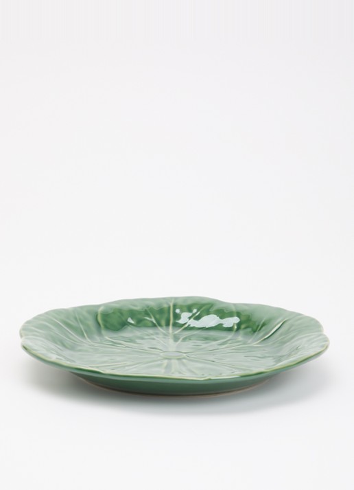 Bordallo Pinheiro Cabbage ontbijtbord 21 cm - voorkant 4 groen