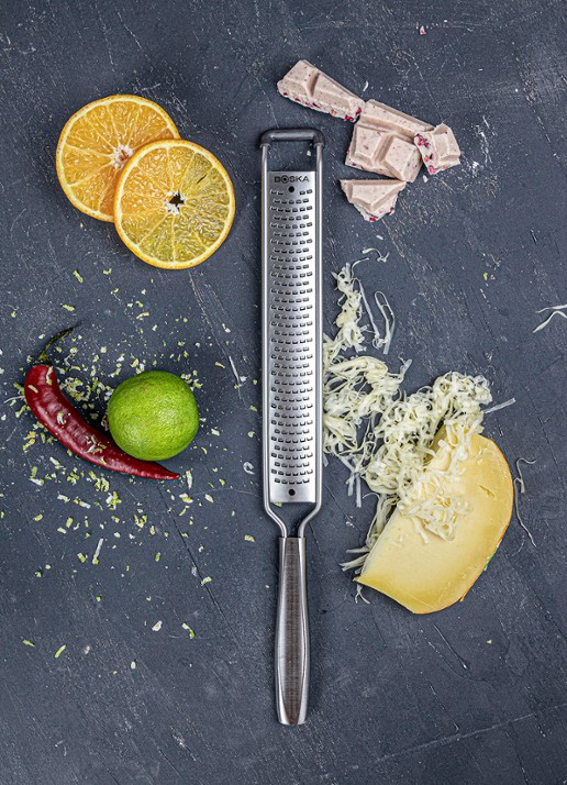 Boska Monaco+ Zester handrasp 32 cm - voorkant 2 zilver
