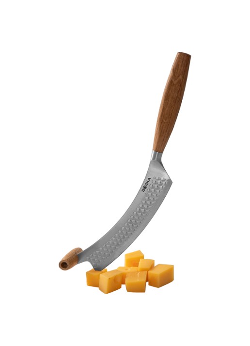 Boska Oslo pizza- en kaasmes 45 cm - voorkant 3 zilver