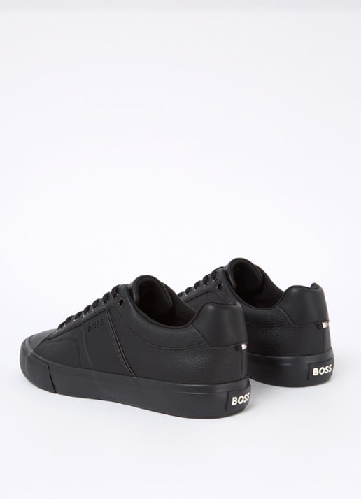 BOSS Aiden sneaker met logo - achterkant 4 zwart