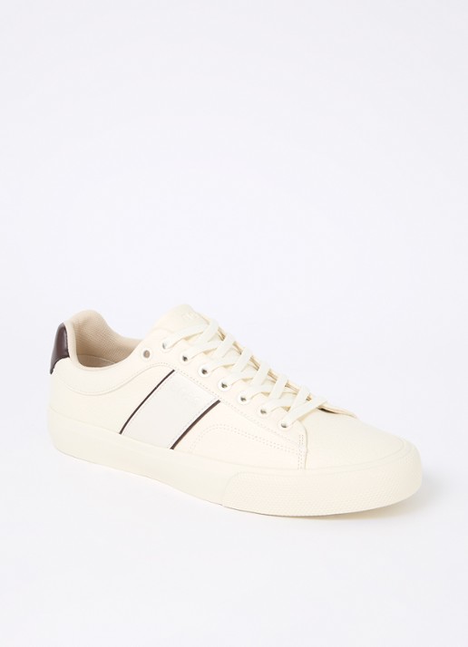 BOSS Aiden sneaker met logo - voorkant ivoor