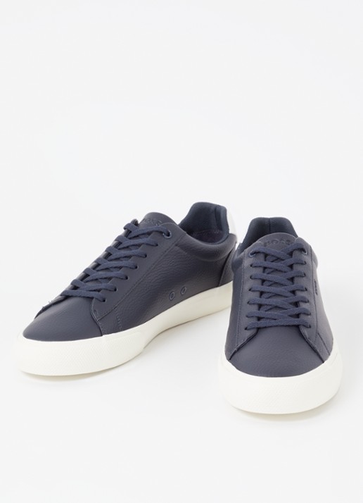 BOSS Aiden sneaker met structuur en logo - detail 3 donkerblauw
