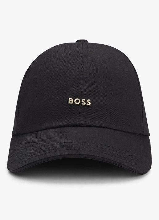 BOSS Ari-Me pet met logo - detail 2 black-001 / zwart