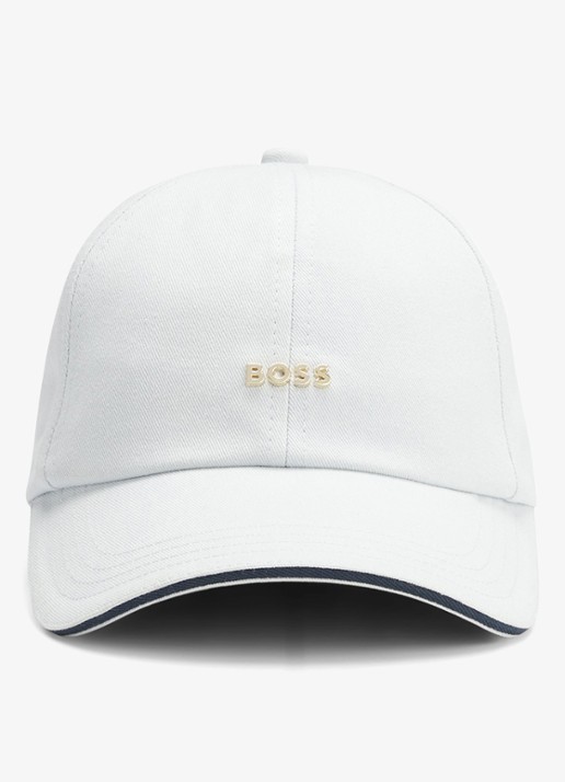 BOSS Ari-Me pet met logo - detail 3 open blue-462 / blauw