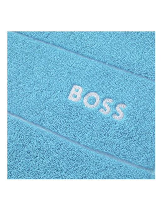 BOSS Azalea badmat 50 x 70 cm  - detail lichtblauw