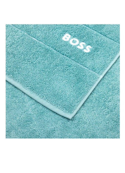 BOSS Azalea badmat 50 x 70 cm  - voorkant 2 turquoise