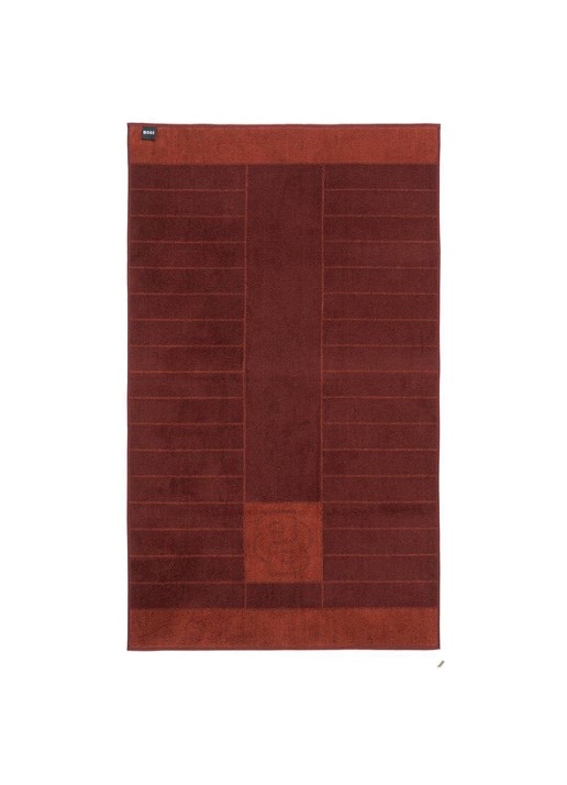 BOSS Badlaken 90 x 150 cm - voorkant 5 roodbruin