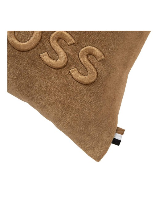 BOSS Bold sierkussenhoes 33 x 57 cm - achterkant 7 camel
