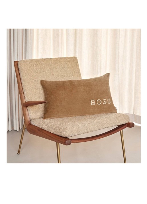 BOSS Bold sierkussenhoes 33 x 57 cm - detail 4 camel