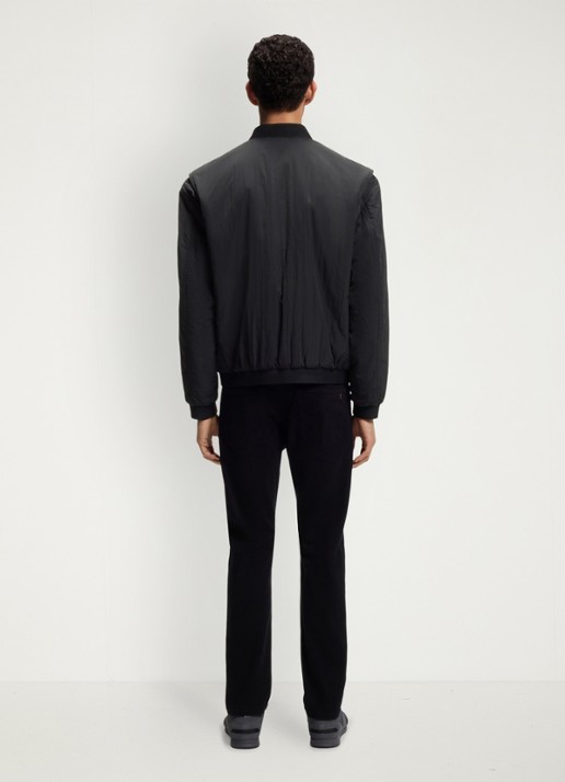 BOSS Bomber jack met logo - achterkant 3 zwart