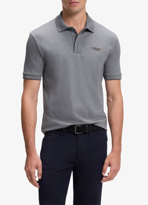 BOSS BOSS x ASTON MARTIN regular fit polo met logo
