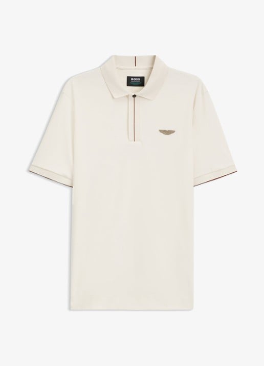 BOSS BOSS x ASTON MARTIN regular fit polo met logo