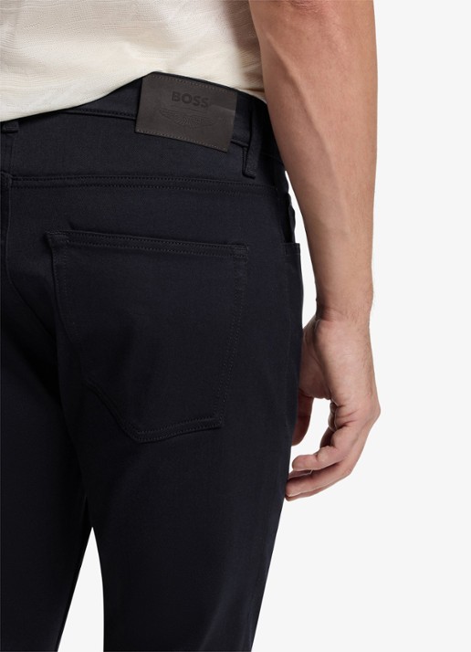 BOSS BOSS x ASTON MARTIN slim fit jeans met steekzakken - detail 2 zwart