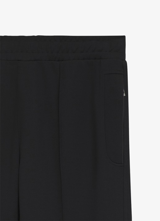 BOSS BOSS x ASTON MARTIN slim fit pantalon met steekzakken  - voorkant 2 zwart
