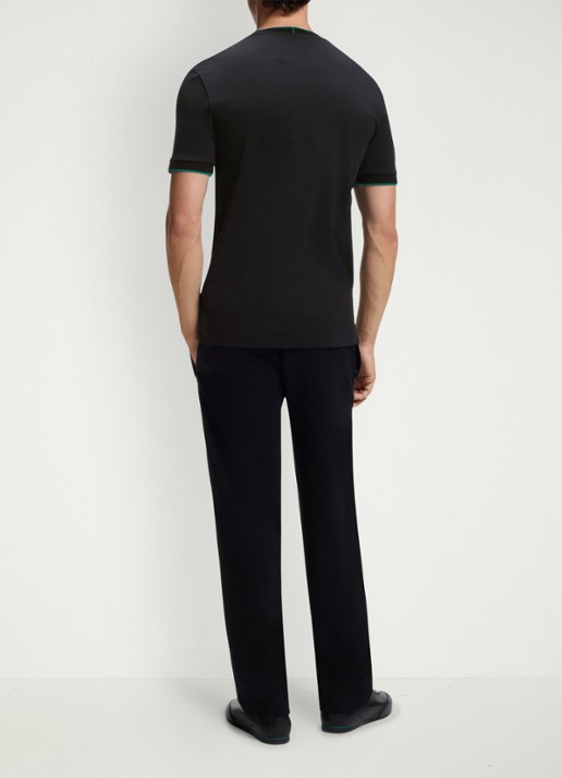BOSS BOSS x ASTON MARTIN T-shirt met gestreept detail - achterkant 2 zwart