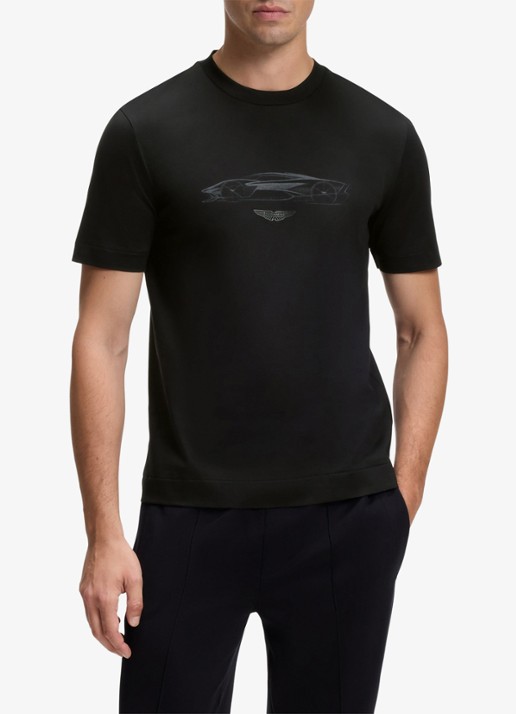 BOSS BOSS x ASTON MARTIN T-shirt van katoen