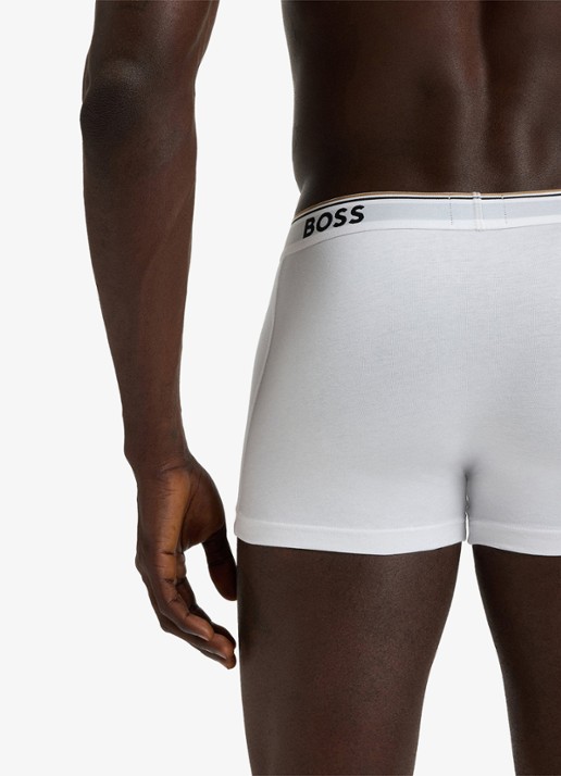 BOSS Boxershorts met logoband in 3-pack - detail 2 wit