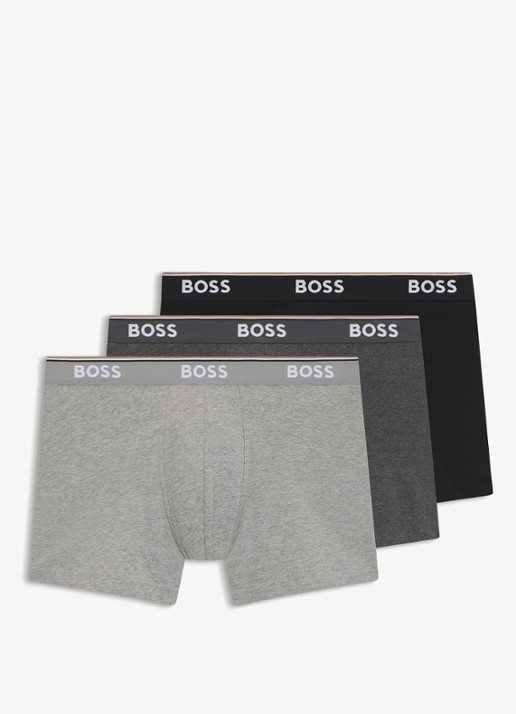 BOSS Boxershorts met logoband in 3-pack