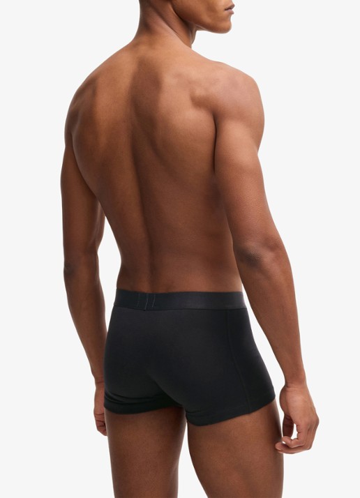 BOSS Boxershorts met logoband in 3-pack - achterkant 3 zwart