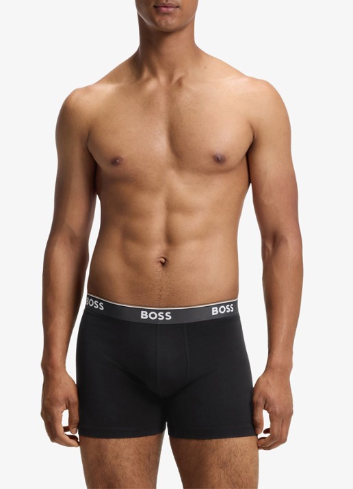 BOSS Boxershorts met logoband in 3-pack - detail 2 open miscellaneous-973 / multicolor