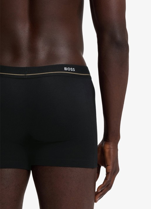 BOSS Boxershorts met logoband in 5-pack - detail 2 zwart