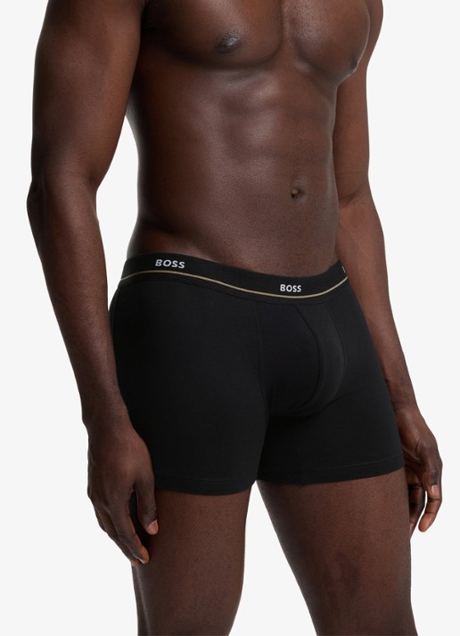 BOSS Boxershorts met logoband in 5-pack - detail 3 zwart