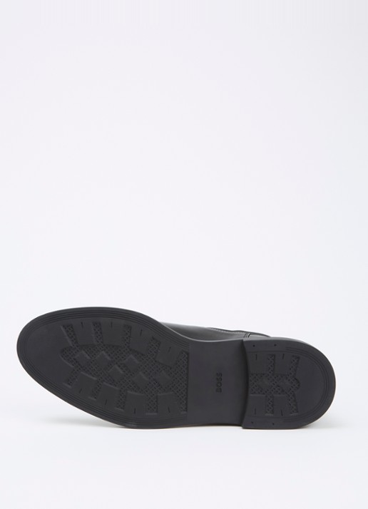 BOSS Calev chelsea boot van leer - detail 3 zwart