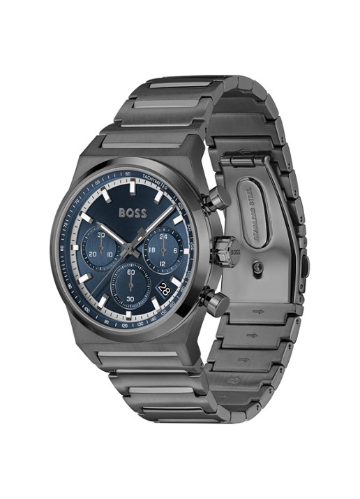 BOSS Candor Chrono horloge HB1514223 HB - detail zilver