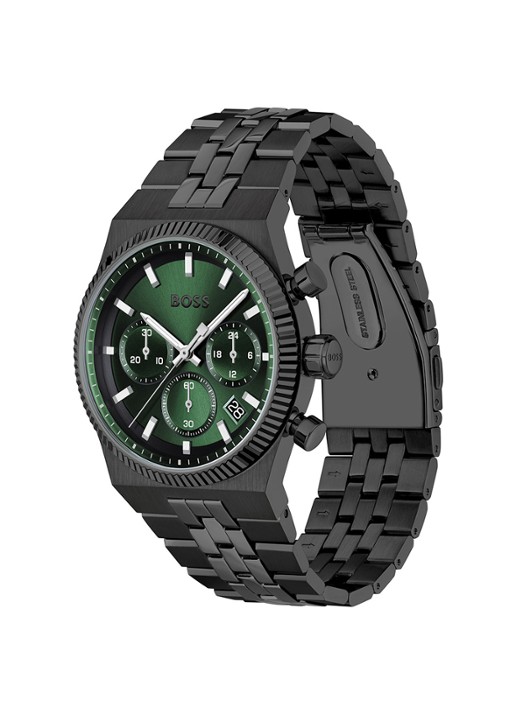 BOSS Candor Prime horloge  HB1514308  - detail 3 zwart