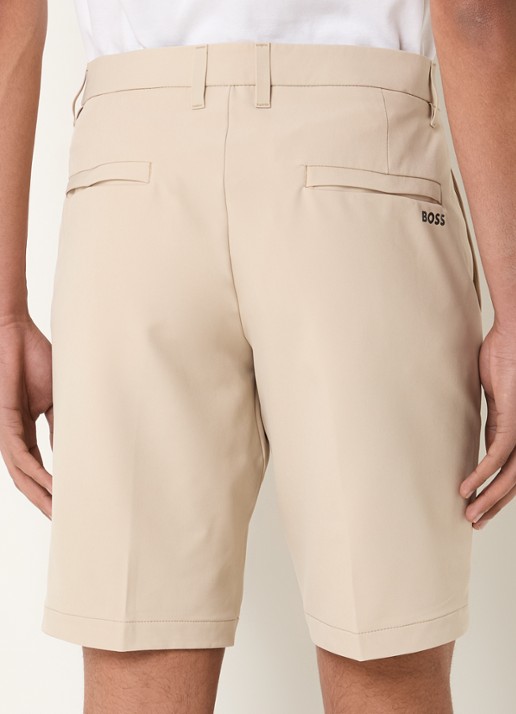 BOSS Commuter loose fit korte broek met steekzakken - achterkant 3 medium beige-269 / beige