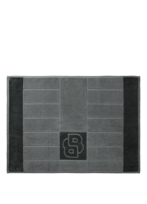 BOSS Double B badmat - 550 gr/m² - 50 x 70 cm - voorkant donkergrijs
