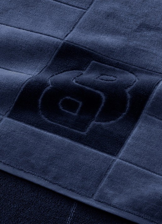 BOSS Double B badmat - 550 gr/m² - 50 x 70 cm - detail 2 blauw