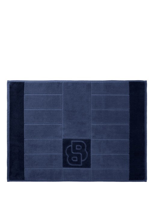 BOSS Double B badmat - 550 gr/m² - 50 x 70 cm - voorkant 3 blauw