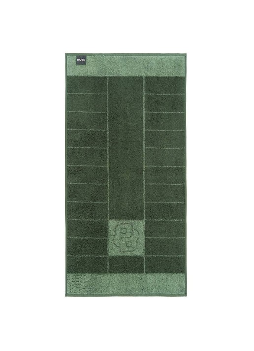 BOSS Double badhanddoek - 50 x 100 cm - voorkant 5 groen