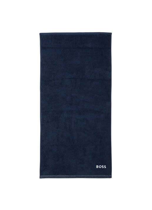 BOSS Edge badhanddoek 50 x 100 cm - voorkant donkerblauw