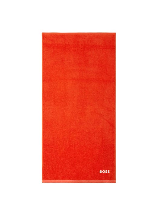 BOSS Edge badhanddoek 50 x 100 cm - voorkant oranjerood