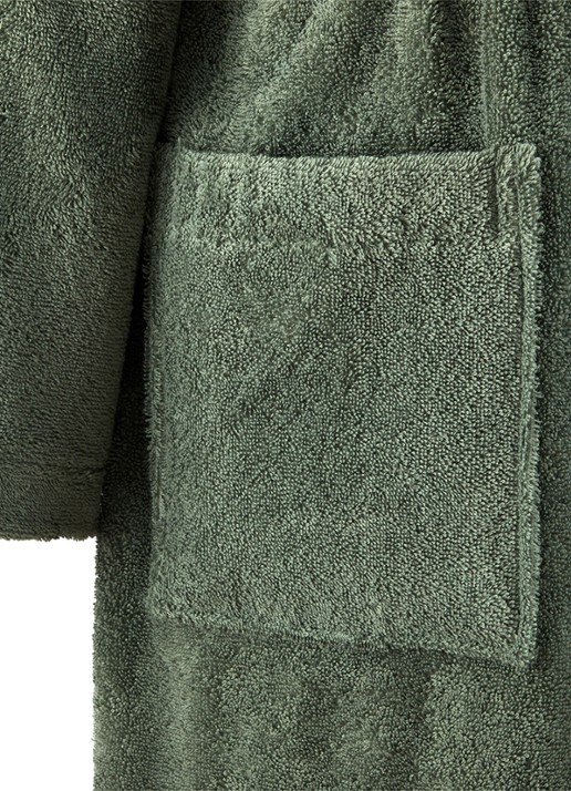 BOSS Edge badjas met logoborduring - detail rood