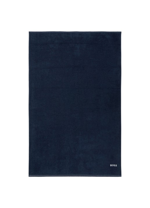 BOSS Edge badlaken - 100 x 150 cm - voorkant 3 donkerblauw