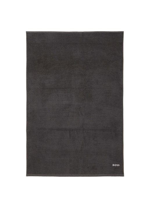 BOSS Edge badlaken - 100 x 150 cm - voorkant 2 donkergrijs